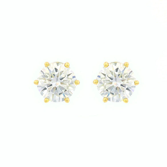 Alloy Electroplated Geometric Zircon Women's Earrings