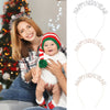 Alloy Electroplated Happy New Year Letter Headband For Women