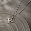 Alloy Electroplated Heart Shape Necklace Pendant For Women