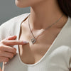 Alloy Electroplated Heart Shape Necklace Pendant For Women