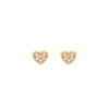 Alloy Electroplated Heart Shape Women's Earrings