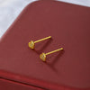 Alloy Electroplated Heart Shape Women's Earrings