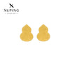 Alloy Electroplated Honeycomb Gourd Simple Style Women's Earrings