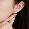 Alloy Electroplated Honeycomb Gourd Simple Style Women's Earrings