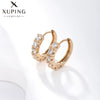 Alloy Electroplated Ins Style Microinlaid Zircon Earring