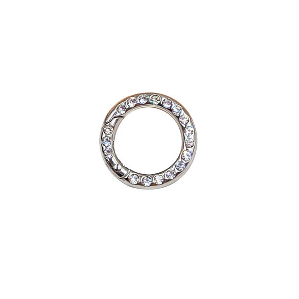 Alloy Electroplated Key Chain Material With Trinket Diy Hand Set Diamond Spring Ring And Lobster Clasp