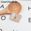 Alloy Electroplated Key Chain Material With Trinket Diy Hand Set Diamond Spring Ring And Lobster Clasp