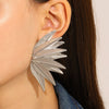 Alloy Electroplated Leaf Design Sense Women's Earrings