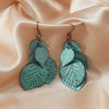 Alloy Electroplated Leaf Design Sense Women's Earrings