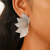 Alloy Electroplated Leaf Design Sense Women's Earrings