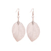 Alloy Electroplated Leaf Design Sense Women's Earrings