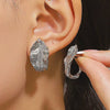 Alloy Electroplated Leaf Design Sense Women's Earrings
