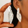 Alloy Electroplated Leaf Design Sense Women's Earrings