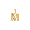 Alloy Electroplated Letter Necklace Pendant For Women