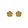 Alloy Electroplated Light Luxury Flower Earrings For Women