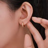 Alloy Electroplated Light Luxury Geometric Earrings
