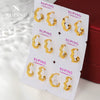 Alloy Electroplated Light Luxury Geometric Women's Earrings