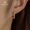 Alloy Electroplated Light Luxury Geometric Zircon Inlaid Women's Earrings
