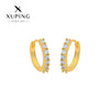 Alloy Electroplated Light Luxury Geometric Zircon Inlaid Women's Earrings