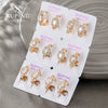 Alloy Electroplated Light Luxury Style Micropaved Zircon Women's Earrings