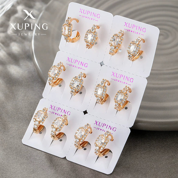 Alloy Electroplated Light Luxury Style Micropaved Zircon Women's Earrings