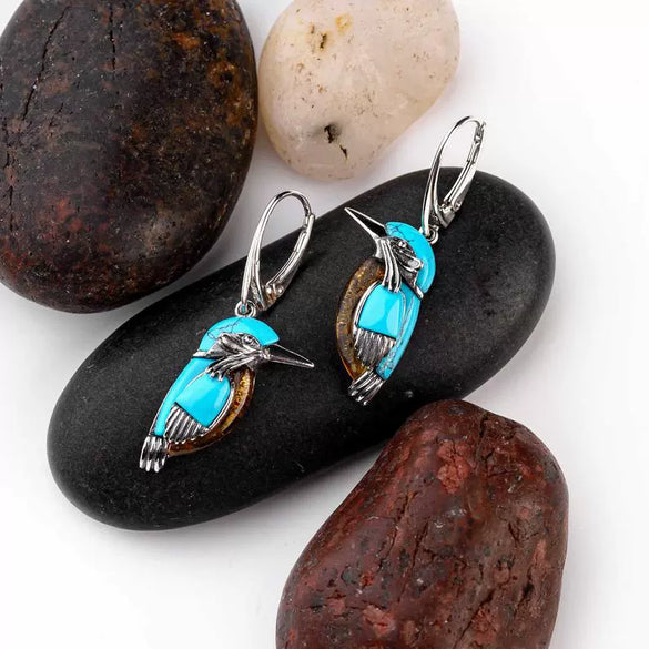 Alloy Electroplated Little Bird Style Women's Earrings