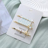 Alloy Electroplated Love Rabbit Hair Accessories Set For Women