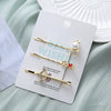 Alloy Electroplated Love Rabbit Hair Accessories Set For Women