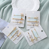 Alloy Electroplated Love Rabbit Hair Accessories Set For Women