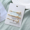 Alloy Electroplated Love Rabbit Hair Accessories Set For Women