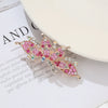 Alloy Electroplated Minimalist Diamondencrusted Hairpin For Women