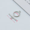 Alloy Electroplated Pearl Necklace And Bracelet Set With Smooth Round Buckle Handmade Diy Jewelry Accessory