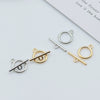Alloy Electroplated Pearl Necklace And Bracelet Set With Smooth Round Buckle Handmade Diy Jewelry Accessory