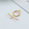 Alloy Electroplated Pearl Necklace And Bracelet Set With Smooth Round Buckle Handmade Diy Jewelry Accessory