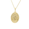 Alloy Electroplated Personality Geometric Pendant Necklace