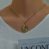 Alloy Electroplated Personality Geometric Pendant Necklace