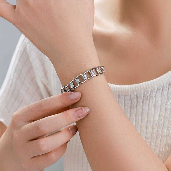 Alloy Electroplated Personalized Simple Bracelet For Men And Women