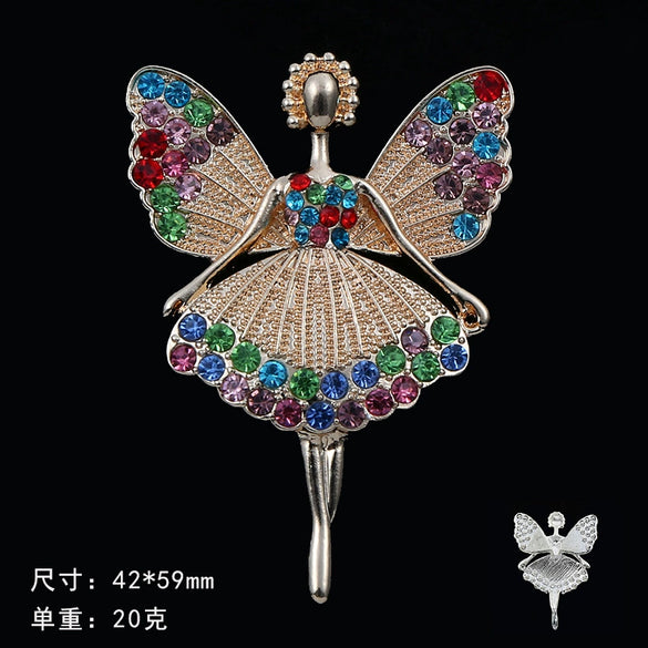 Alloy Electroplated Retro Color Elf Car Air Outlet And Hair Accessories