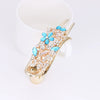 Alloy Electroplated Rhinestone Clip Headwear Female Hairpin