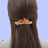 Alloy Electroplated Rose Flower Spring Clip Hairpin For Women