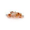 Alloy Electroplated Rose Flower Spring Clip Hairpin For Women