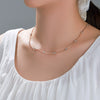 Alloy Electroplated Simple Niche Design Women's Necklace