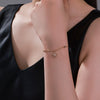 Alloy Electroplated Simple Style Star Bracelet Women's Jewelry