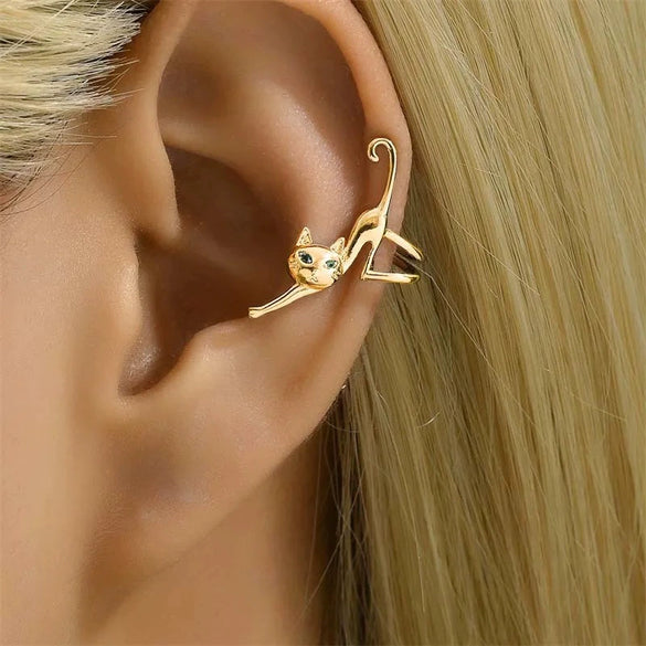 Alloy Electroplated Women's Animalthemed Ear Clip Jewelry