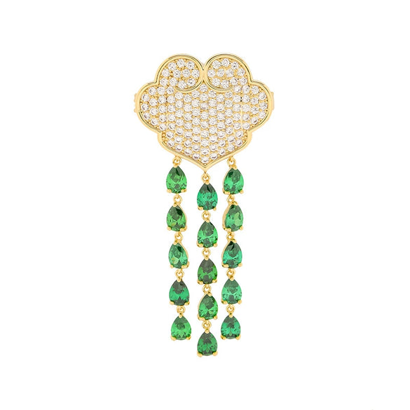 Alloy Electroplated Women's Antique Style Brooch