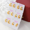 Alloy Electroplated Women's Light Luxury Earrings