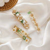 Alloy Electroplated Women's Plant Flower Style Duckbill Clip Hair Accessory