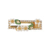 Alloy Electroplated Women's Plant Flower Style Duckbill Clip Hair Accessory