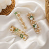 Alloy Electroplated Women's Plant Flower Style Duckbill Clip Hair Accessory