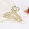 Alloy Electroplated Women's Rhinestone Pearl Hair Shark Clip With Bow Design